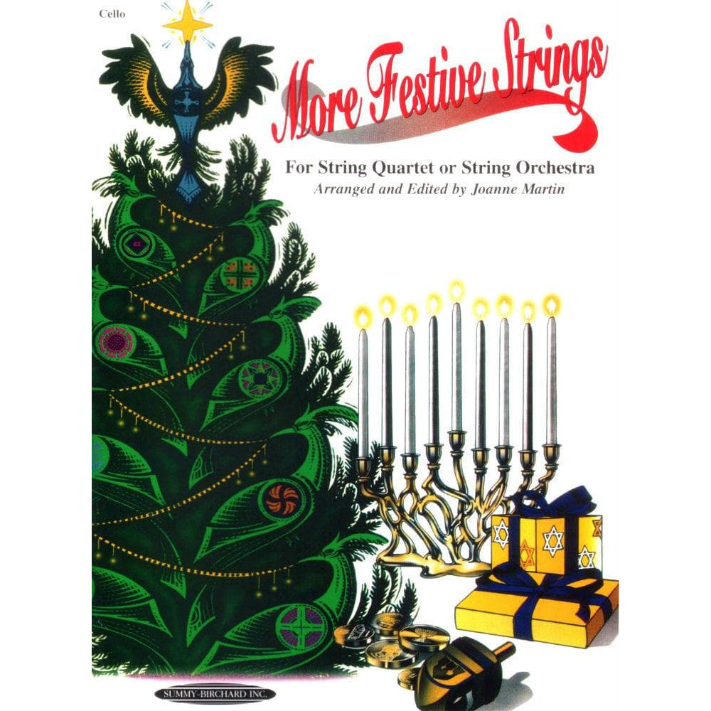 Martin, Joanne - More Festive Strings for String Quartet or String Orchestra - Cello part - Alfred Music Publishing