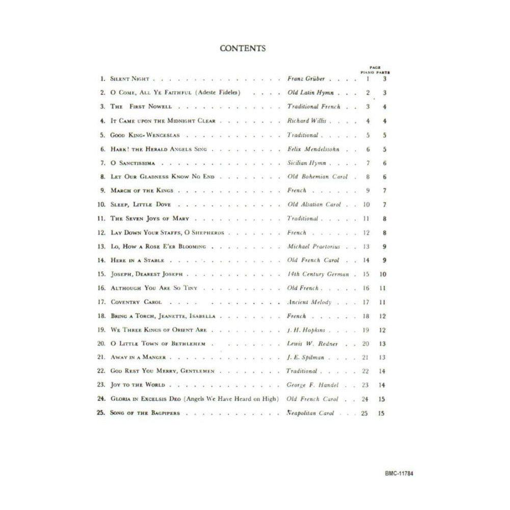 Clarke-25 Christmas Carols Violin 1