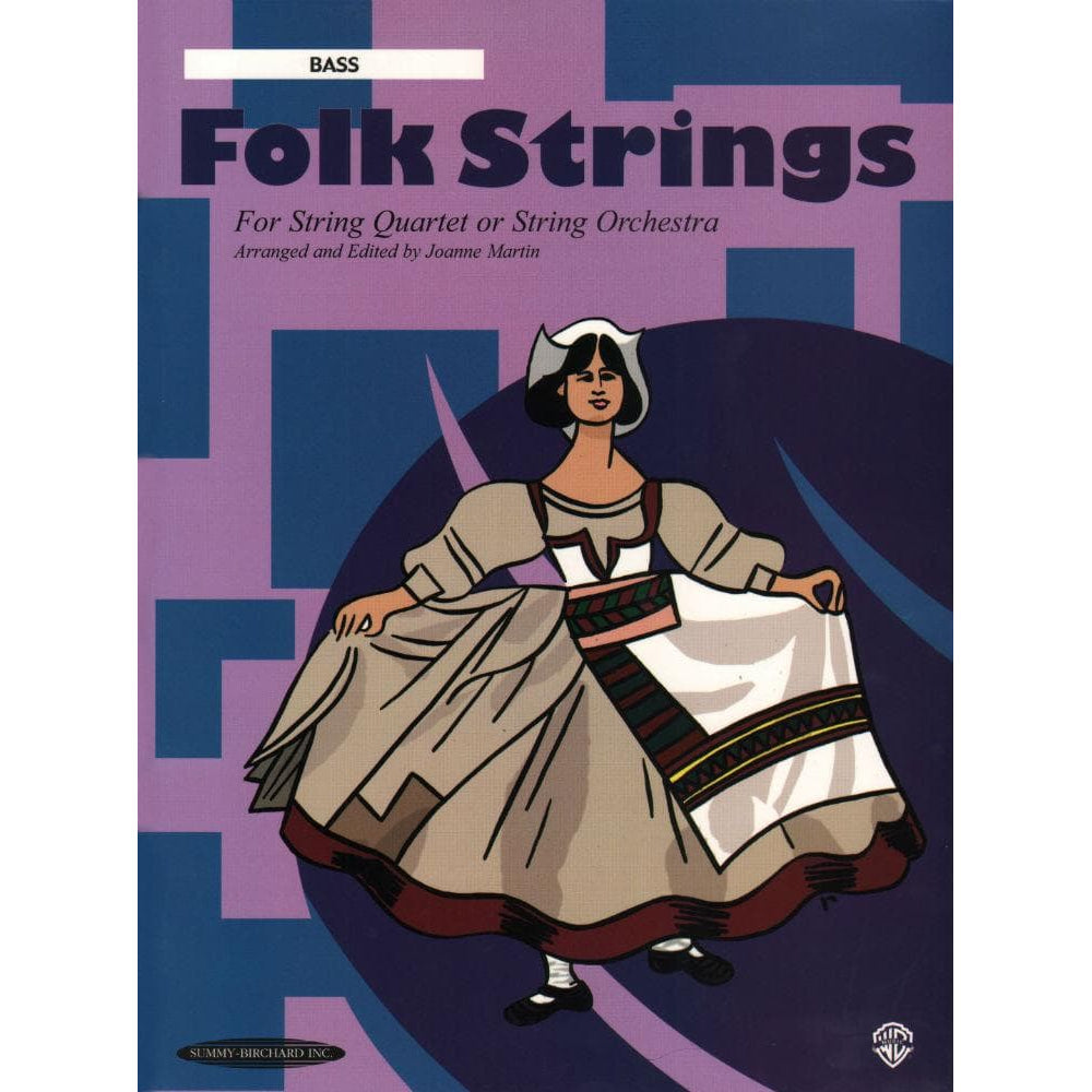 Martin, Joanne - Folk Strings for String Quartet or String Orchestra - Bass part - Alfred Music Publishing