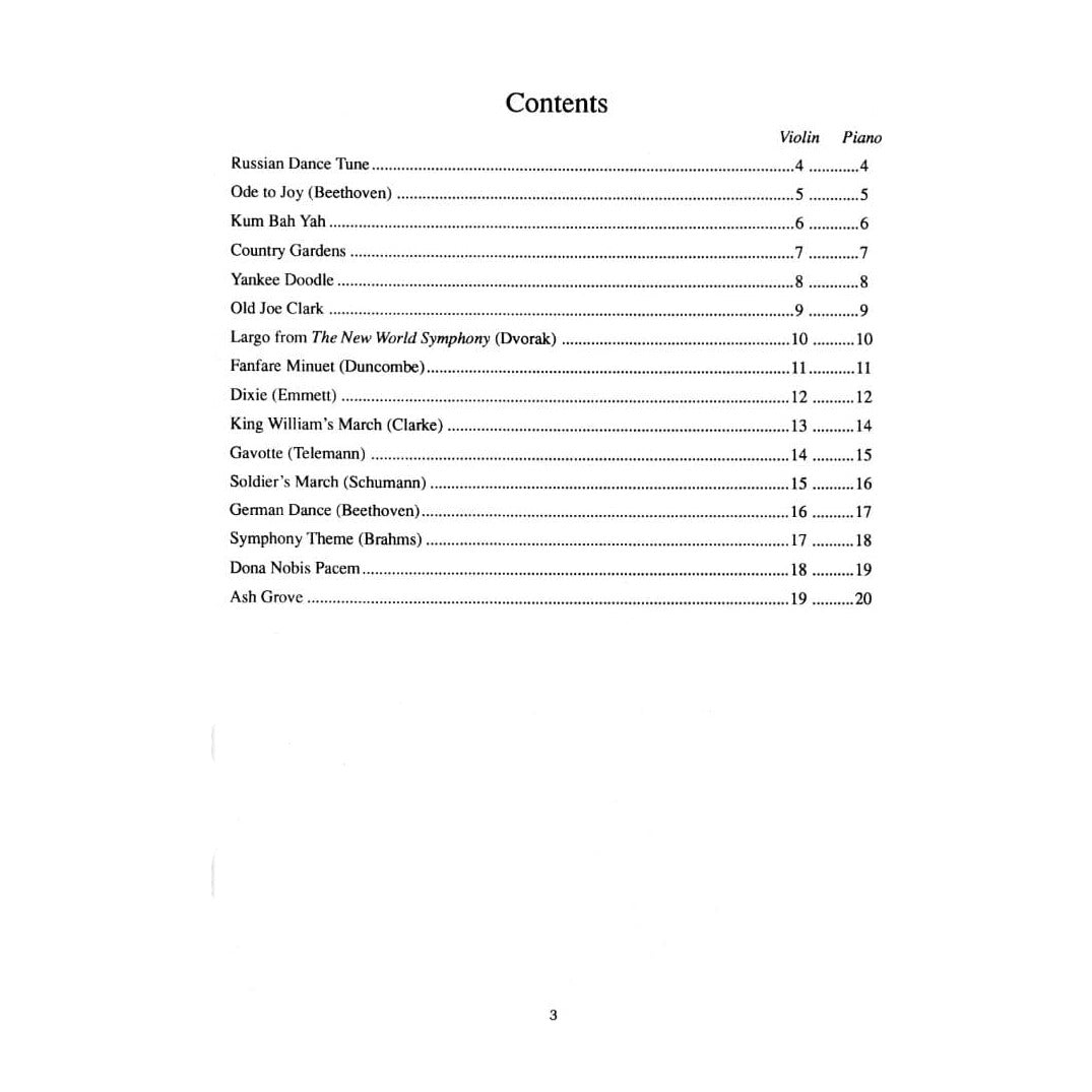 Duncan - Easy Solos For Beginning Violin, Level 1 - Violin and Piano - Mel Bay Publications