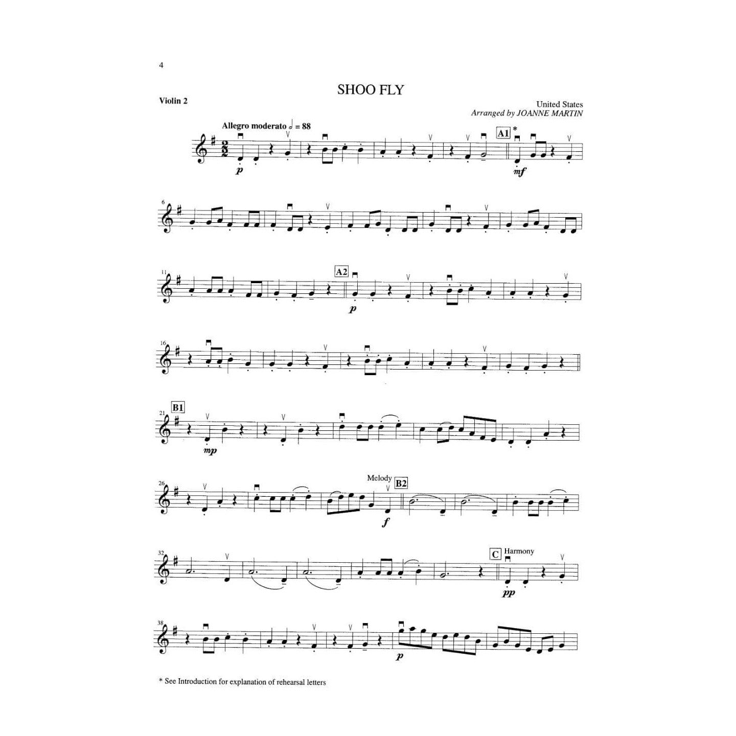 Martin, Joanne - More Folk Strings for String Quartet or String Orchestra - Violin 2 part - Alfred Music Publishing