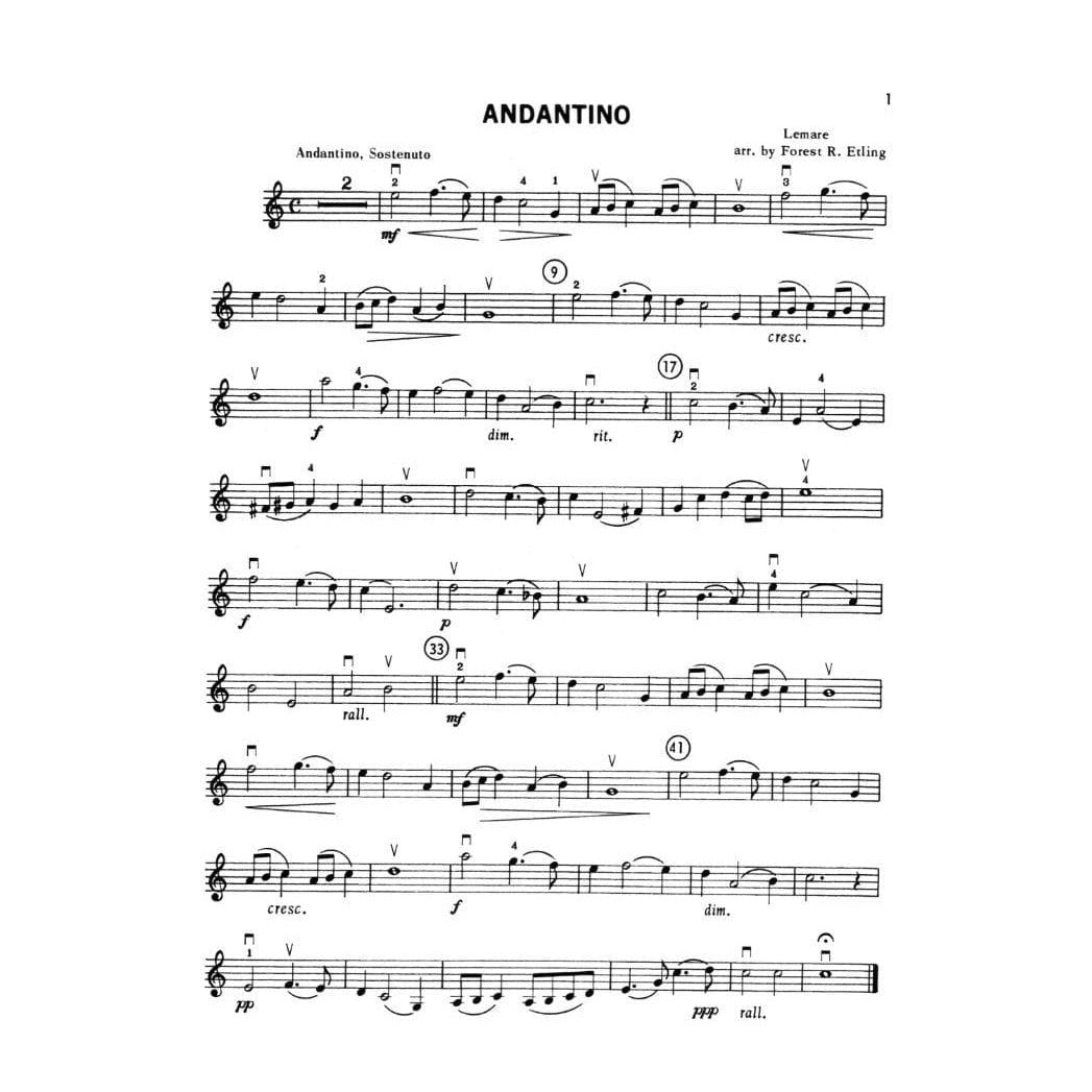Etling, Forest - Solo Time For Strings, Book 4 - Violin - Alfred Music Publishing
