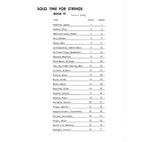 Etling, Forest - Solo Time For Strings, Book 4 - Piano Accompaniment - Alfred Music Publishing