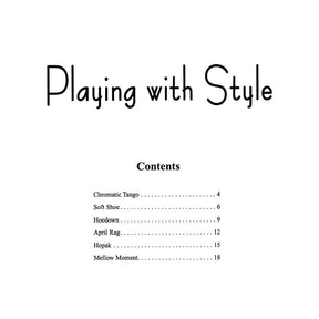 Martin, Joanne - Playing With Style for Viola Duet - Two Violas - Alfred Music Publishing