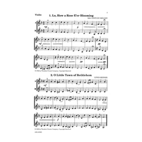 Zimmerman, Ruth L - Play a Song of Christmas, for Violin Published by Theodore Presser Company