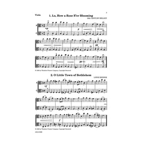 Zimmerman, Ruth L - Play a Song of Christmas, for Viola Published by Theodore Presser Company