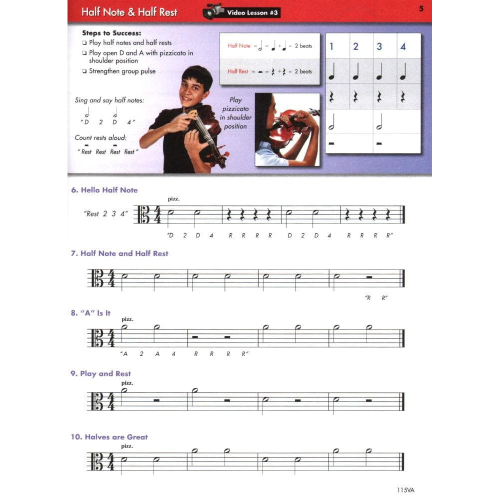 String Basics - Steps to Success for String Orchestra - Book 1 - Viola - Neil A. Kjos