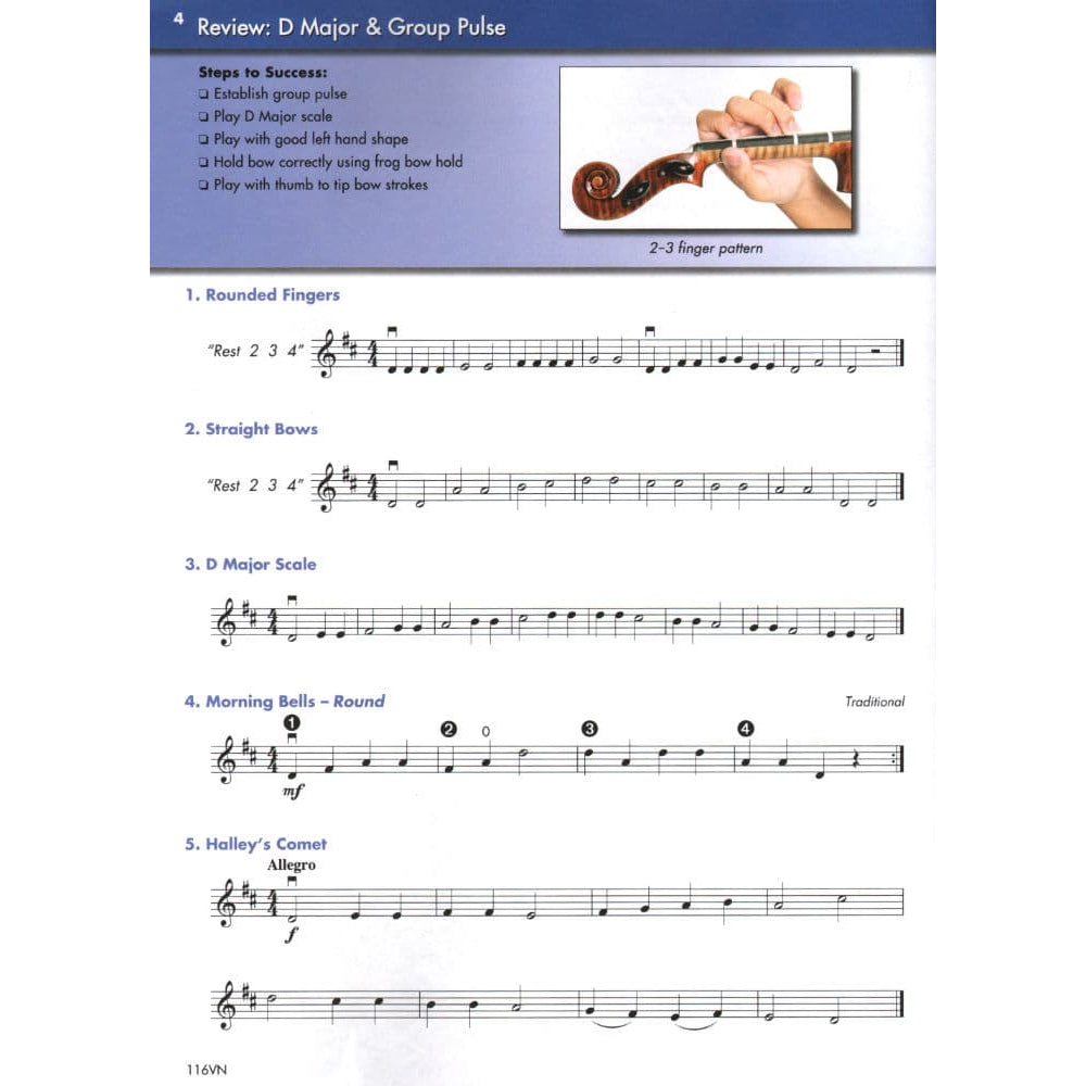 String Basics - Steps to Success for String Orchestra - Book 2 - Violin - Neil A. Kjos