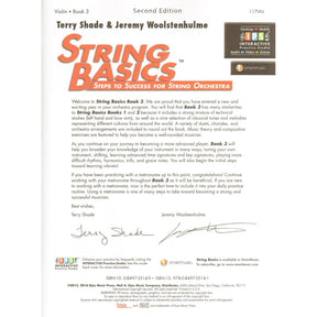 String Basics - Steps to Success for String Orchestra - Book 3 - Violin - Neil A. Kjos
