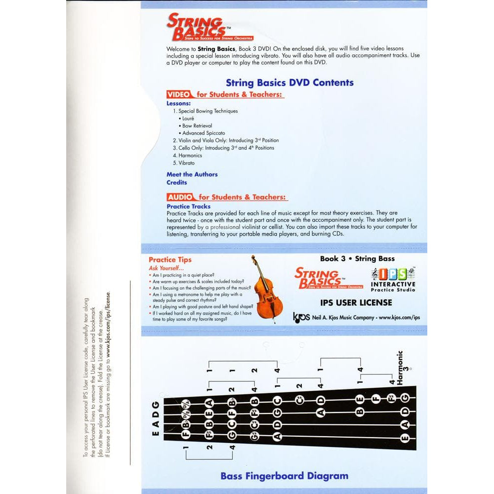 Shade / Woolstenhulme - String Basics Bass, Book 3 - Neil A Kjos