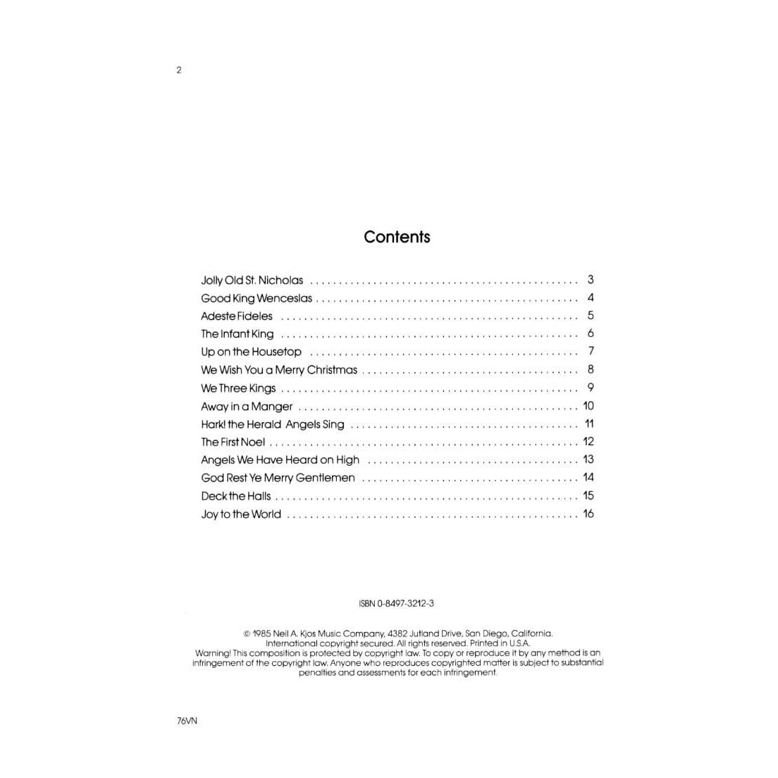 Frost, Robert S - Christmas Kaleidoscope - Violin - Neil A Kjos Music Co
