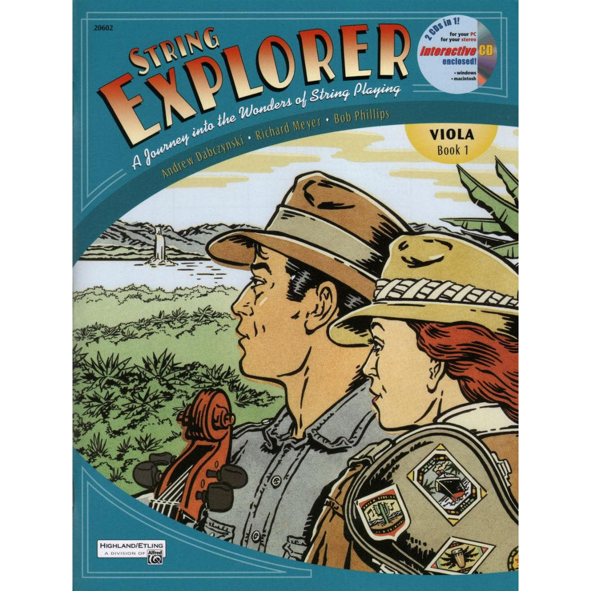 Dabczynski / Meyer / Phillips - String Explorer - Book 1 with CD - for Viola - Highland/Etling (Alfred Publishing)