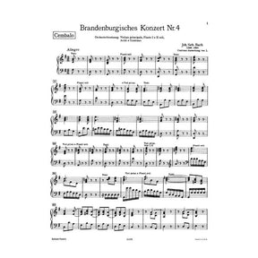 Bach, J.S. - Brandenburg Concerto No. 4, BWV 1049 - Piano Part - Peters Edition