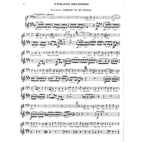 Handel, George Frideric - "Messiah" for String Orchestra - Violin 2 part - arranged by Prout - G Schirmer Edition