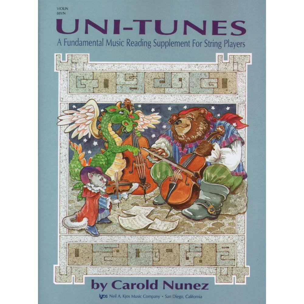 Nunez, Carlos - Uni Tunes Violin 1 and 2 Parts Published by Neil A Kjos Music Company