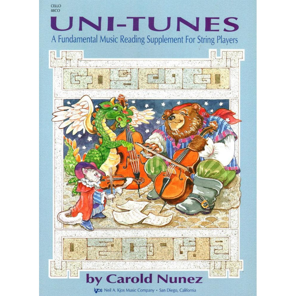 Nunez, Carlos - Uni-Tunes, Cello Part. Published by Neil A. Kjos Music Company.