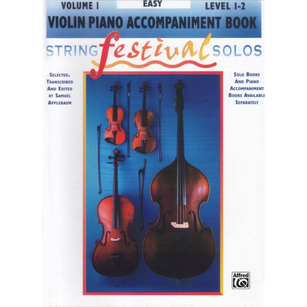 Applebaum, Samuel - String Festival Solos - Volume 1 Piano Accompaniment for Violin - Belwin/Mills Publication