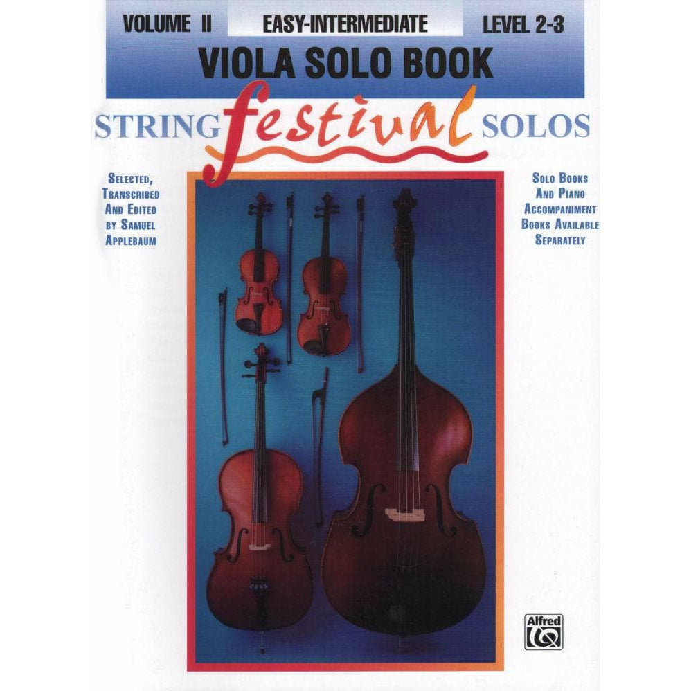 Applebaum, Samuel - String Festival Solos - Volume 2 for Viola - Belwin/Mills Publication