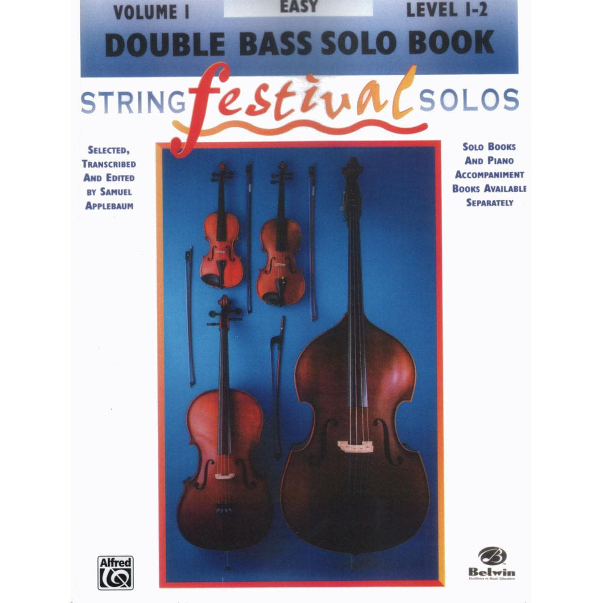 Applebaum, Samuel - String Festival Solos - Volume 1 for Double Bass - Belwin/Mills Publication
