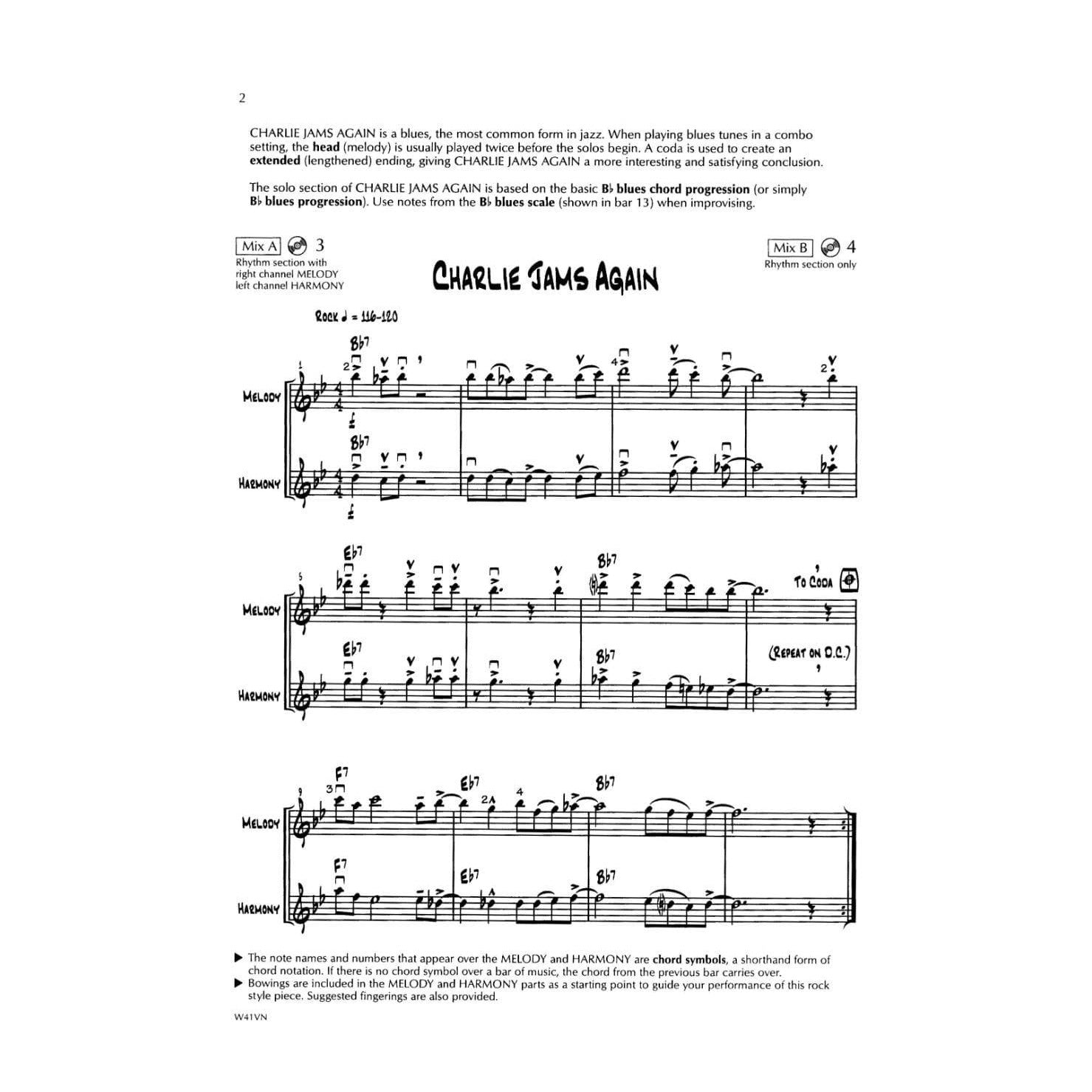 Sorsenson, Dean - Jazz Combo Session, for Violin Published by Neil A Kjos Music Company