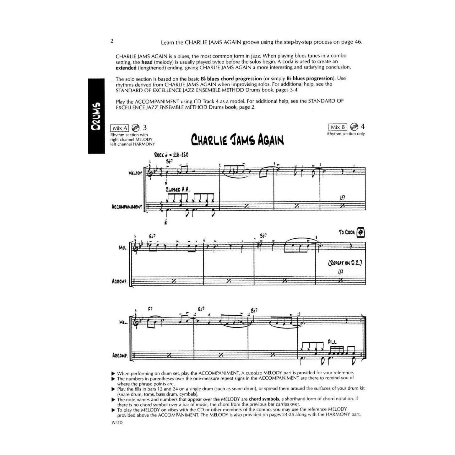 Sorenson, Dean - Jazz Combo Session, for Drums/Vibes Published by Neil A Kjos Music Company