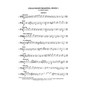 Smith - Sight Reading, Book 1, Cello Published by Oxford University Press