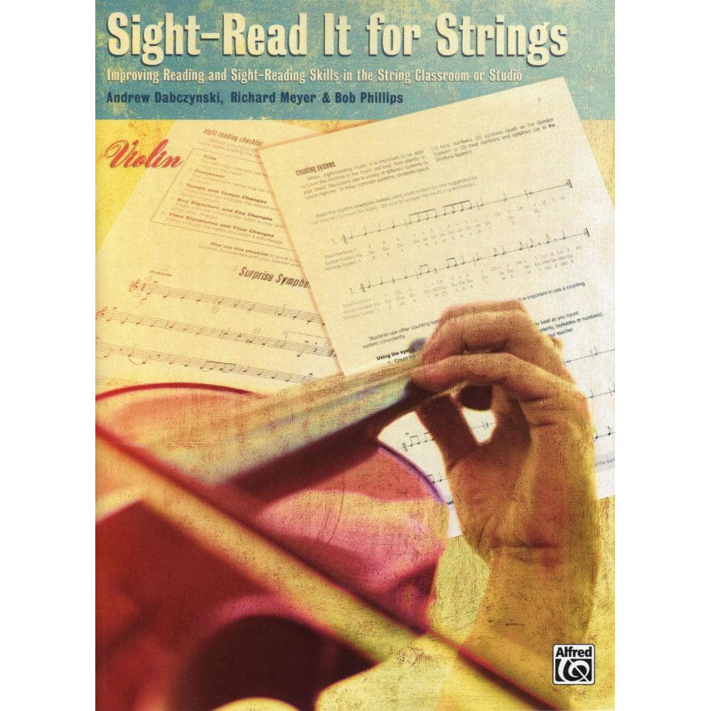 Dabczynski / Meyer / Phillips - Sight Read It for Strings: Improving Reading and Sight-Reading Skills in the String Classroom or Studio for Violin - Alfred Publication