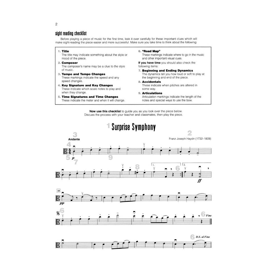 Dabczynski / Meyer / Phillips - Sight Read It for Strings: Improving Reading and Sight-Reading Skills in the String Classroom or Studio for Viola - Alfred Publication