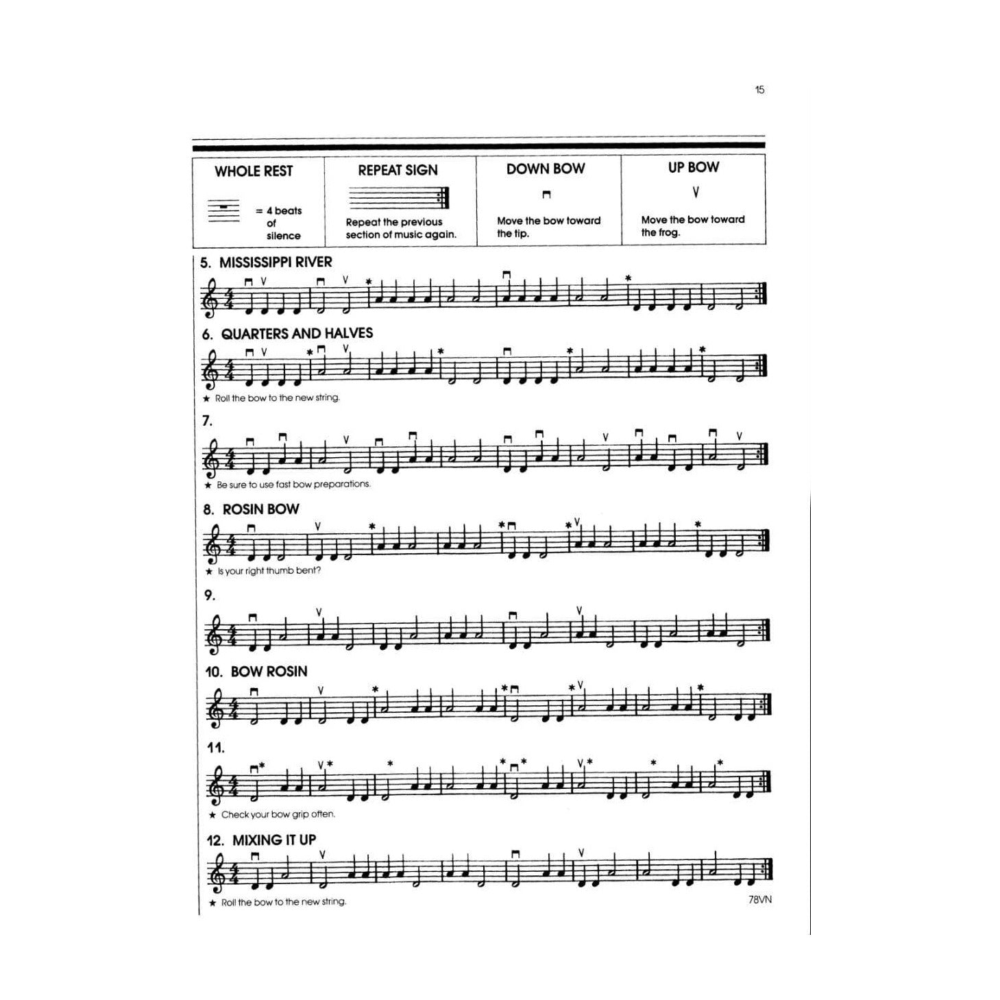 All For Strings Comprehensive String Method - Book 1 for Violin by Gerald E Anderson and Robert S Frost