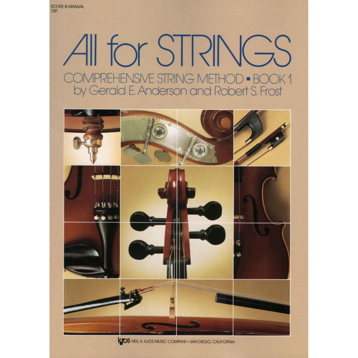 All For Strings Comprehensive String Method - Book 1 Score by Gerald E Anderson and Robert S Frost
