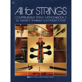 All For Strings Comprehensive String Method - Book 2 for Viola by Gerald E Anderson and Robert S Frost