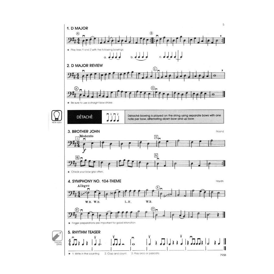 All For Strings Comprehensive String Method - Book 2 for Double Bass by Gerald E Anderson and Robert S Frost