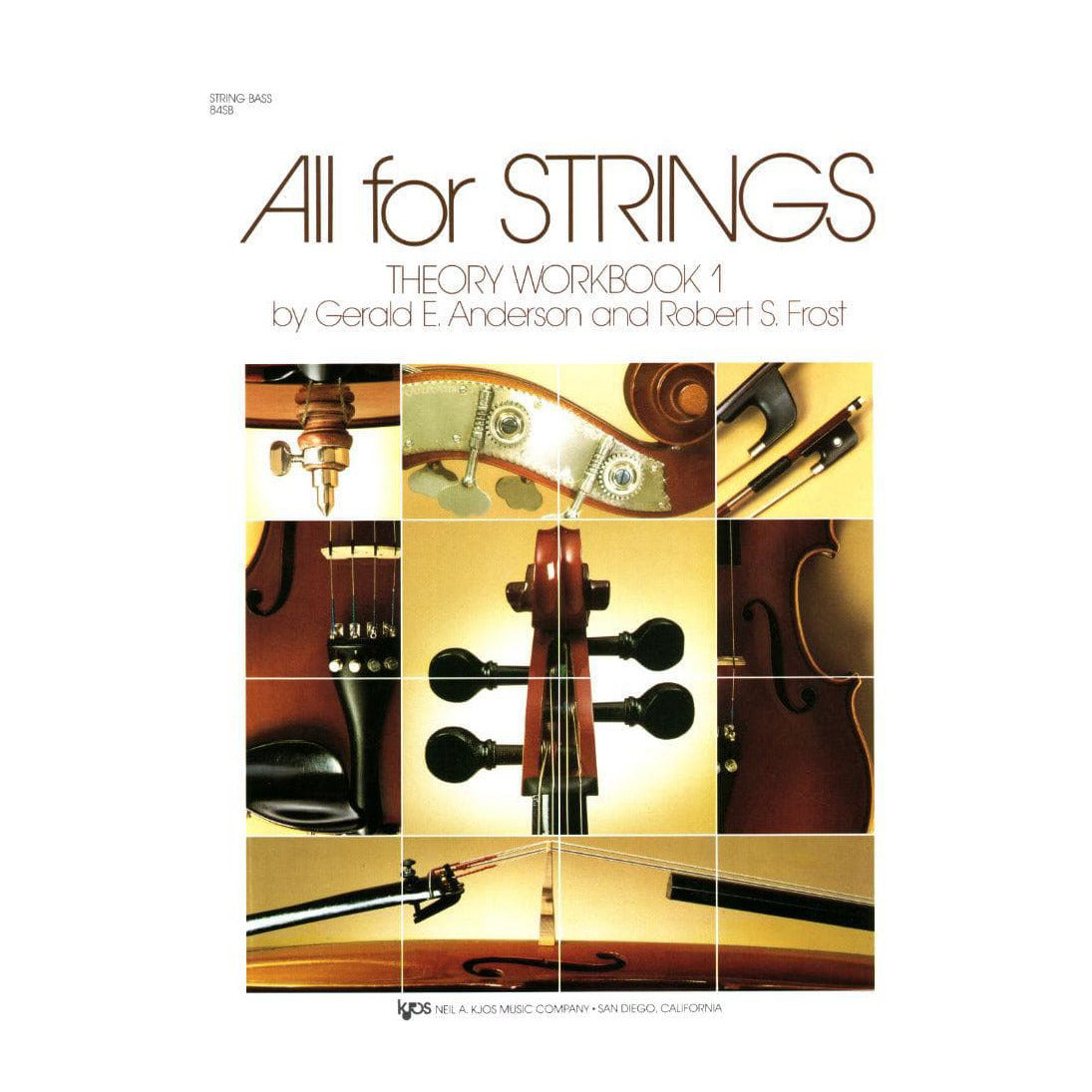All For Strings - Theory Workbook 1 for Double Bass by Gerald E Anderson and Robert S Frost