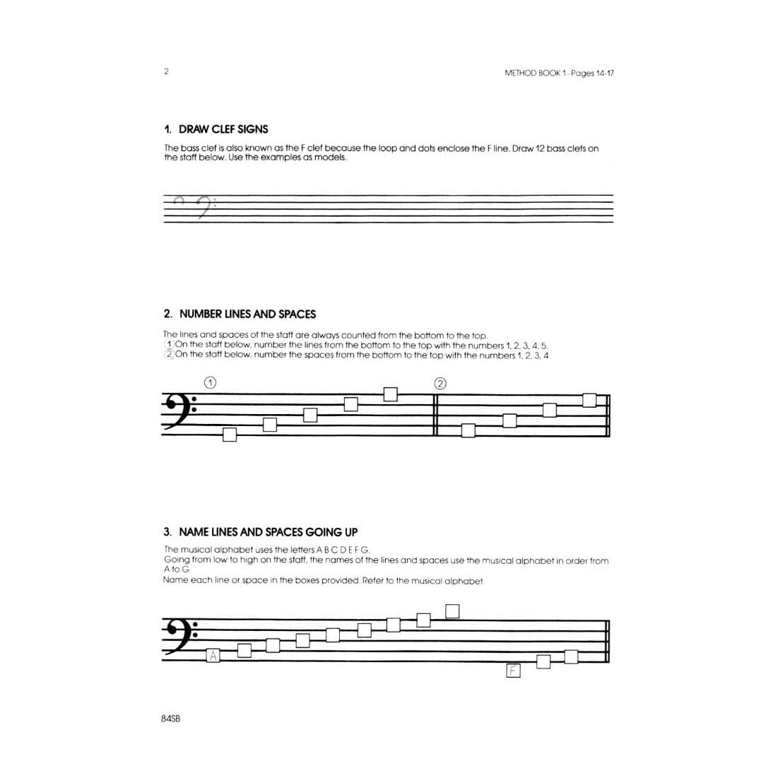All For Strings - Theory Workbook 1 for Double Bass by Gerald E Anderson and Robert S Frost