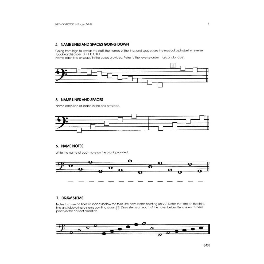 All For Strings - Theory Workbook 1 for Double Bass by Gerald E Anderson and Robert S Frost