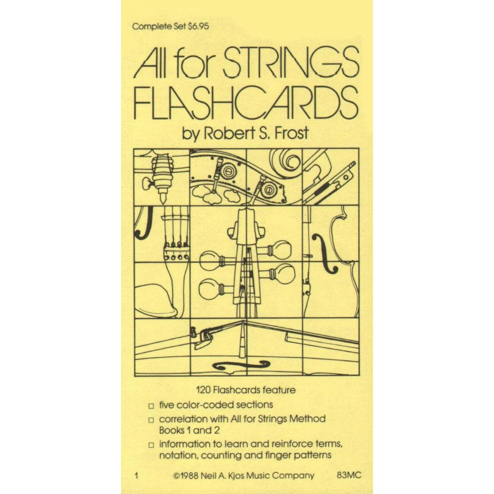 All For Strings - Theory Workbook 1 Flashcards by Gerald E Anderson and Robert S Frost