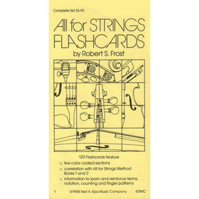 All For Strings - Theory Workbook 1 Flashcards by Gerald E Anderson and Robert S Frost