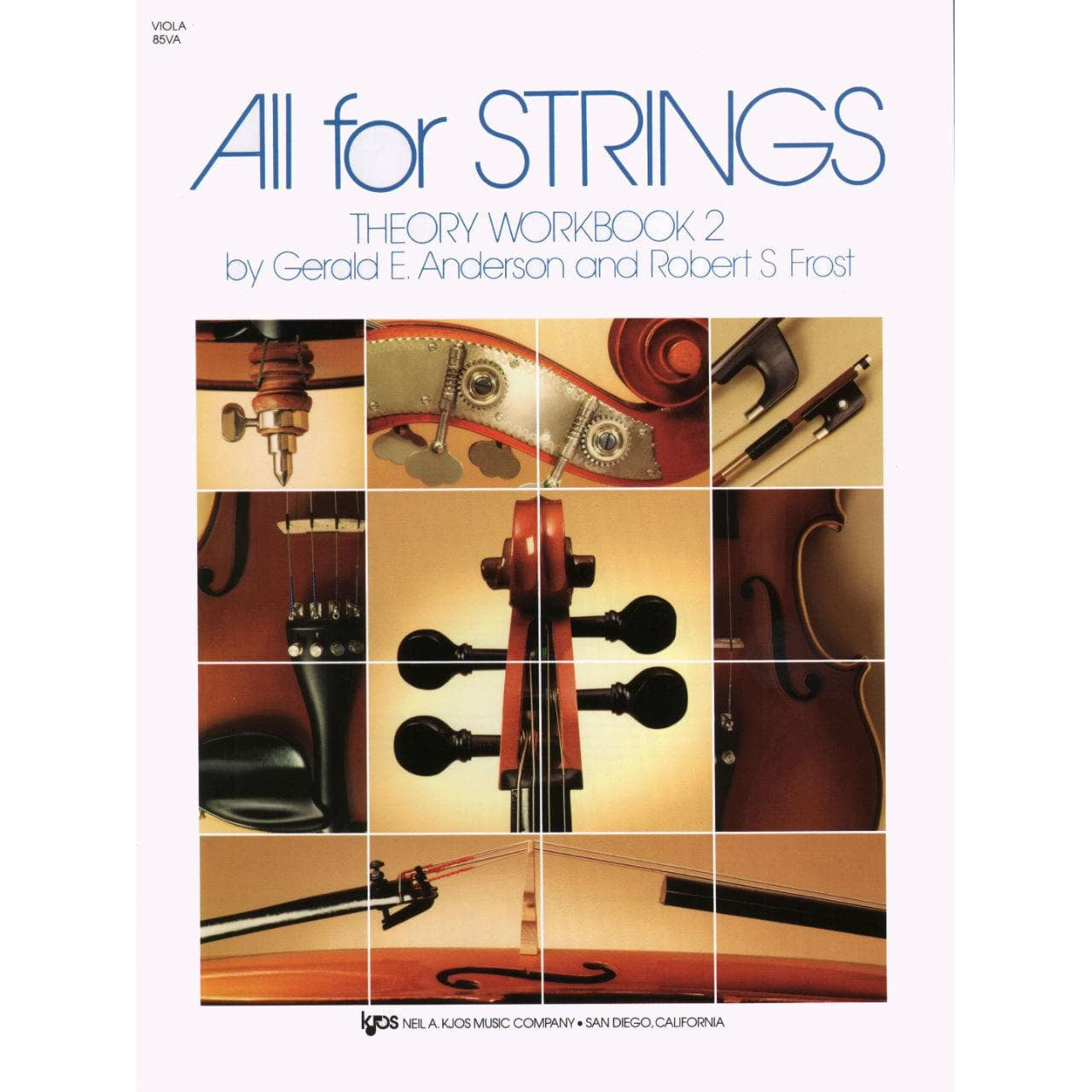 All For Strings - Theory Workbook 2 for Viola by Gerald E Anderson and Robert S Frost