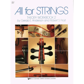 All For Strings - Theory Workbook 2 for Viola by Gerald E Anderson and Robert S Frost