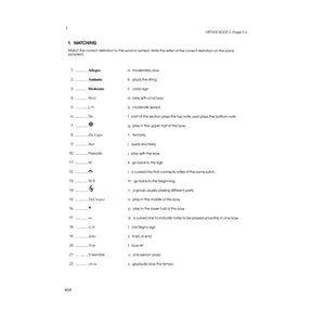 All For Strings - Theory Workbook 2 for Viola by Gerald E Anderson and Robert S Frost