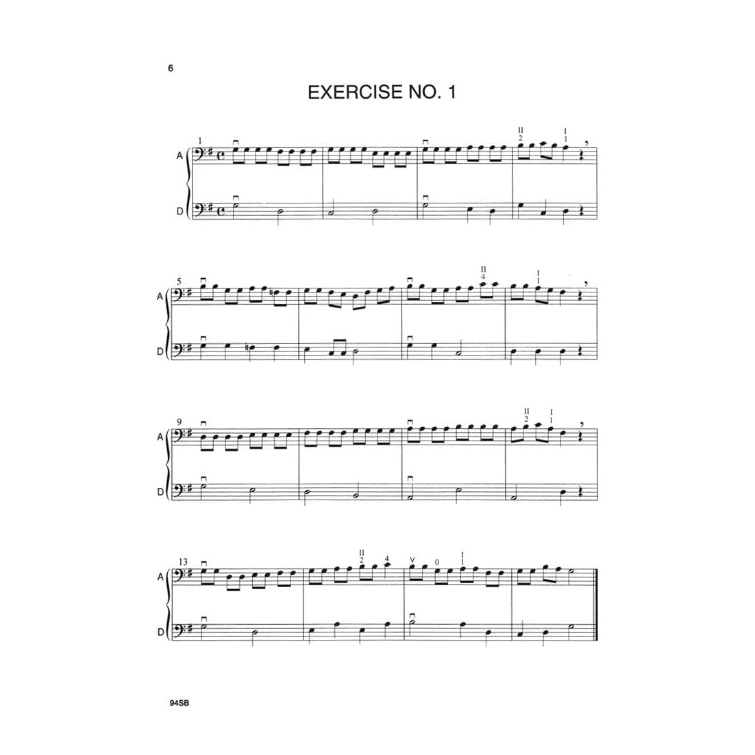Forque, Charles and Thornton, James - Harmonized Rhythms for String Orchestra - for Bass - edited by Gerald Anderson - Neil A Kjos