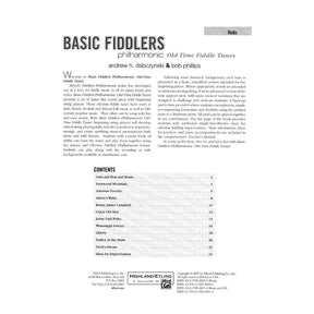 Basic Fiddlers Philharmonic: Old-Time Fiddle Tunes for Violin with CD by Dabczynski and Phillips - Highland/Etling Publication
