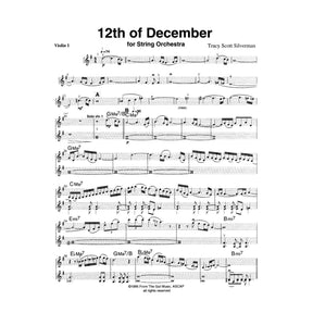 Silverman - The 12th of December For String Orchestra From the Turtle Island String Quartet Published by Shar Products Co