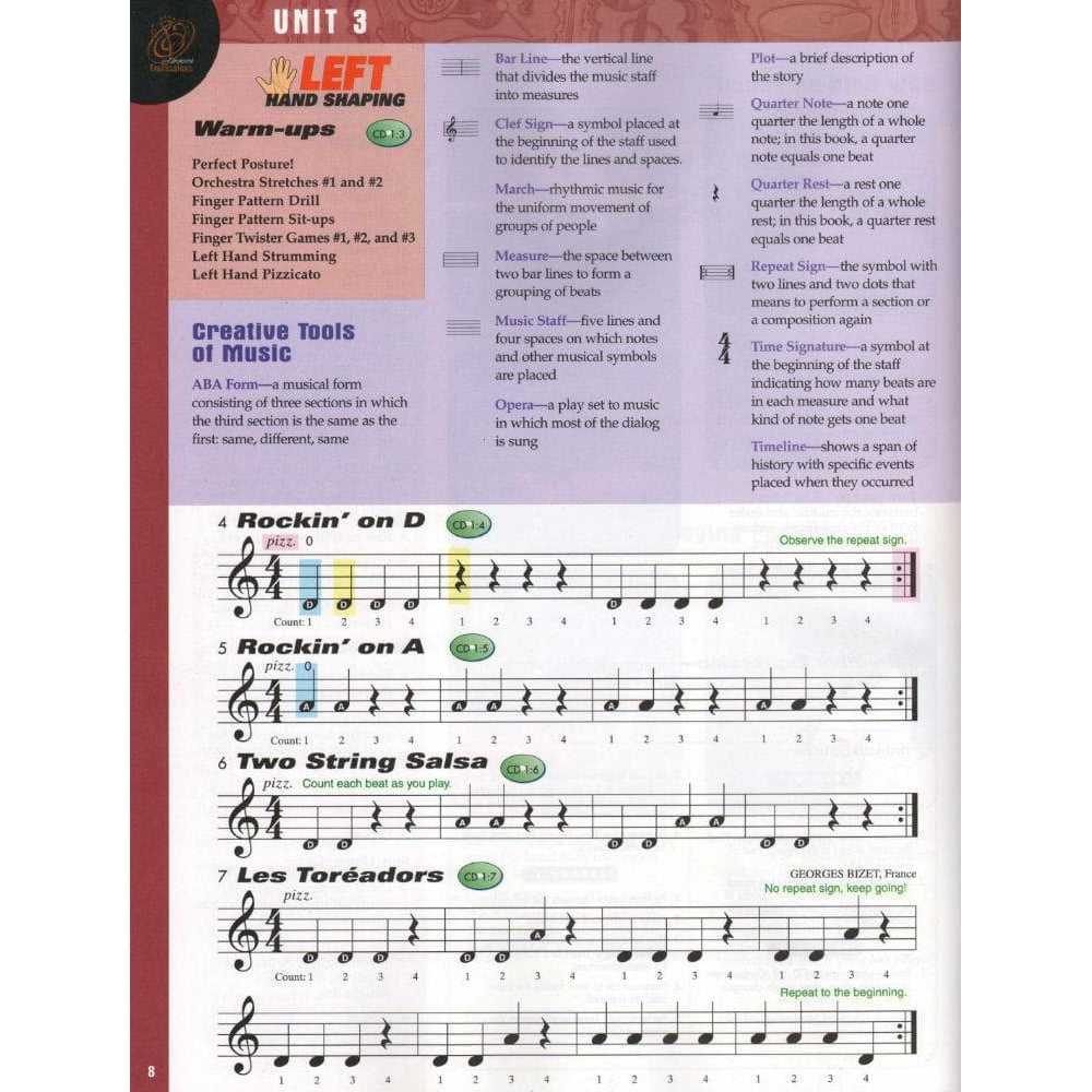 Orchestra Expressions Book 1, Violin Book and CD By Kathleen Brungard and Gerald E Anderson Published by Alfred Music Publishing