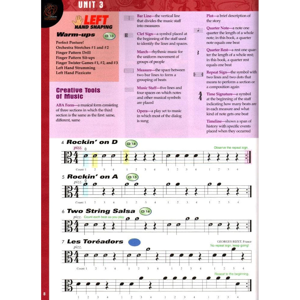 Orchestra Expressions Book 1, Viola Book and CD By Kathleen Brungard and Gerald E Anderson Published by Alfred Music Publishing