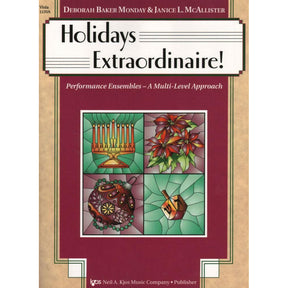 Monday, Deborah Baker - Holidays Extraordinaire! - Viola - edited by Janice McAllister - Kjos Music Co