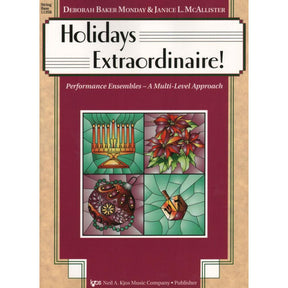Monday, Deborah Baker - Holidays Extraordinaire! - Bass - edited by Janice McAllister - Kjos Music Co