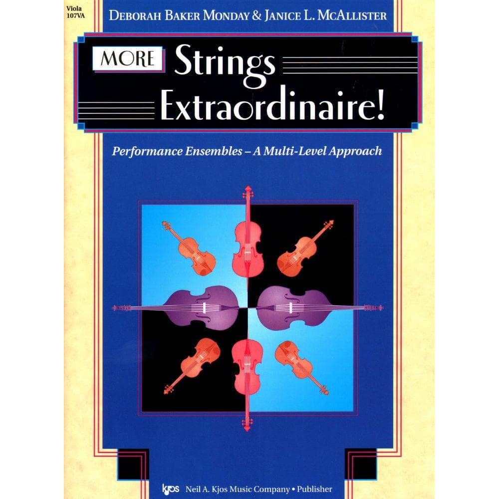 Baker Monday / McAllister - MORE Strings Extraordinaire! - Viola - Neil A Kjos Music Co