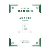 Barber, Samuel - Adagio for String Quartet Op 11 - Set of Parts - Schirmer Edition