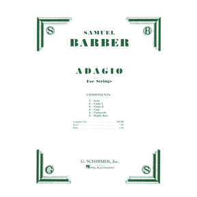 Barber, Samuel - Adagio for String Quartet Op 11 - Set of Parts - Schirmer Edition